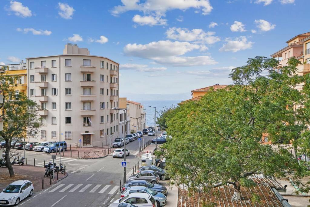 Charmant Appartement Vue Mer 7Eme - Plage 200M Marseilles Buitenkant foto